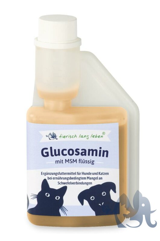 Glucosamin mit MSM | flüssig | für Hund | 250 ml | tierisch